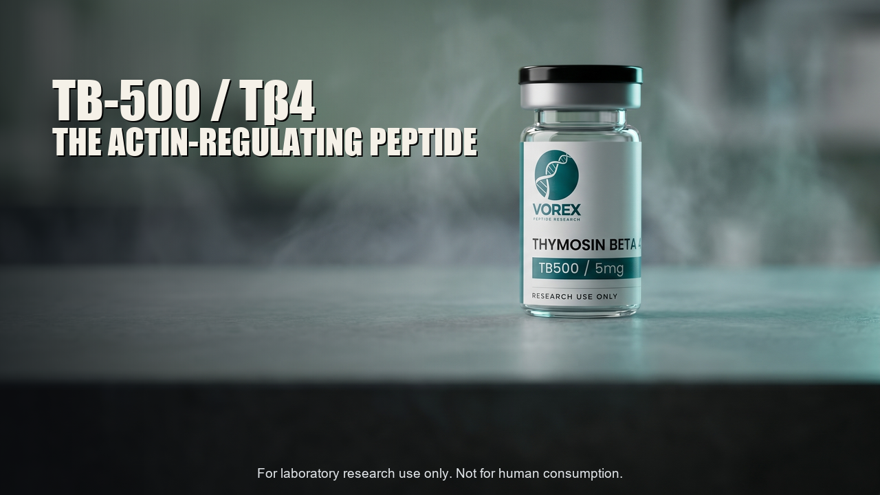 TB-500 (Thymosin Beta-4): The Actin-Sequestering Peptide in Tissue-Repair Research